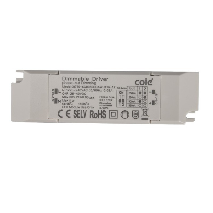 Pilote Triac gradable 10 W SUNSET Blanc Pilote Triac gradable 10 W SUNSET Blanc