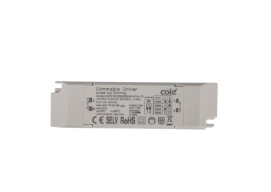 Pilote Triac gradable 15 W SUNSET Blanc