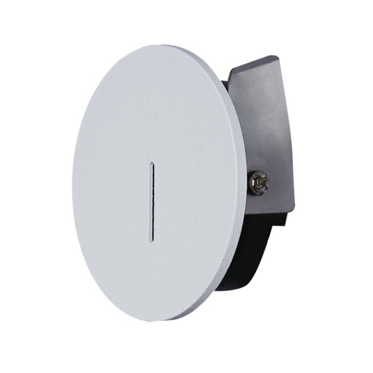 Lèche-mur LED 3 W 3 000 K IP42 R BLANC SOTAVENTO Blanc