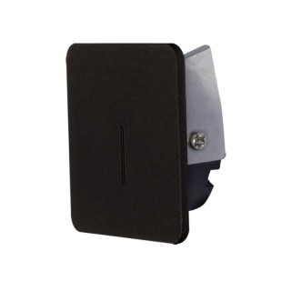 Lèche-mur LED 3 W 3 000 K IP42 carré noir SOTAVENTO Noir
