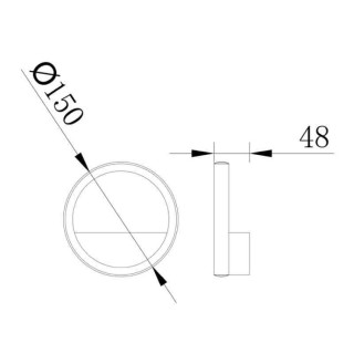 Applique murale LED KITESURF Blanc