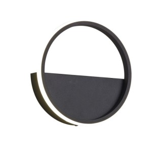 Applique murale LED 8W 3000K Grande KITESURF Noir