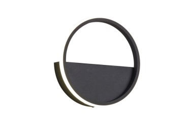 Applique murale LED 8W 3000K Grande KITESURF Noir