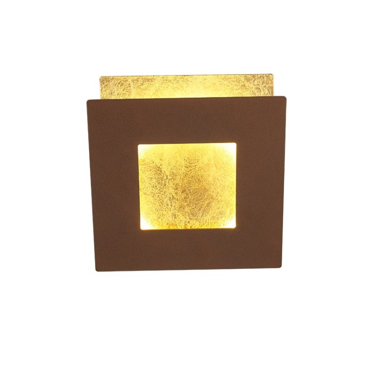 Applique murale LED 18W 3000K DALIA Corten + Or