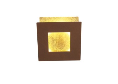 Applique murale LED 18W 3000K DALIA Corten + Or