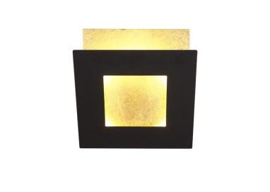 Applique murale LED 24W 3000K DALIA Noir + Or