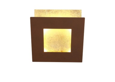 Applique murale LED 24W 3000K DALIA Corten + Or