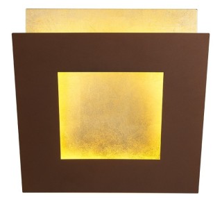 Applique murale LED 40W 3000K DALIA Corten + Or