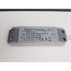 Convertisseur electronique 20 -60 w 220 240v classe II TET-E601 CL20060601