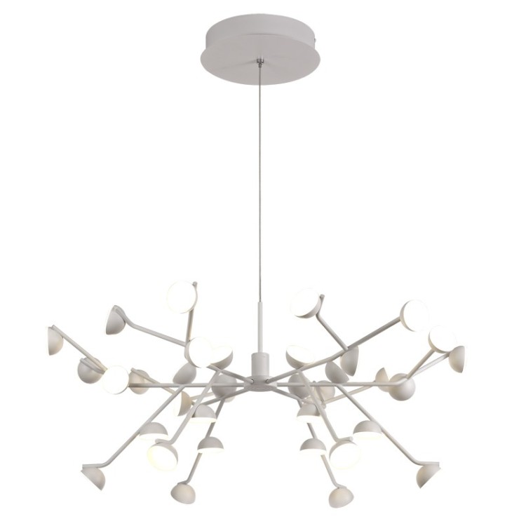 Grande lampe suspendue LED à intensité variable ADN Blanc
