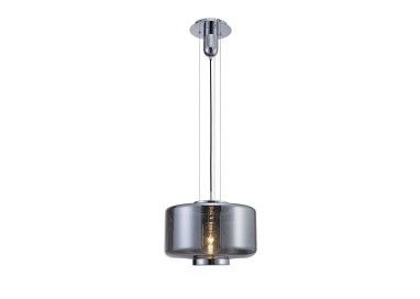 Lampe suspendue - Grande JARRAS Chrome/Graphite