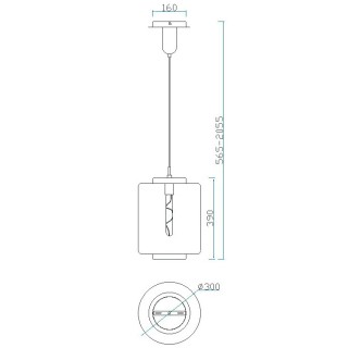 Lampe suspendue - Moyenne JARRAS Cuivre