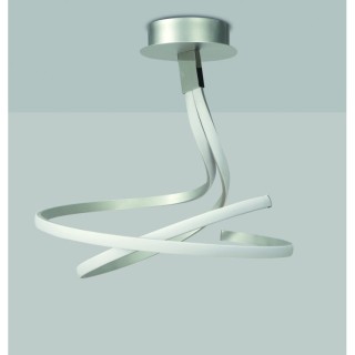 Lampe suspendue LED NUR Argent chromé