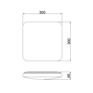 Plafonnier LED QUATRO II Blanc