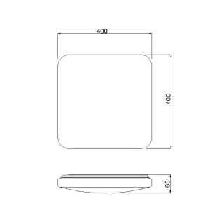 Plafonnier LED QUATRO II Blanc