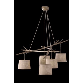 Lampe suspendue SABINA Imitation bois