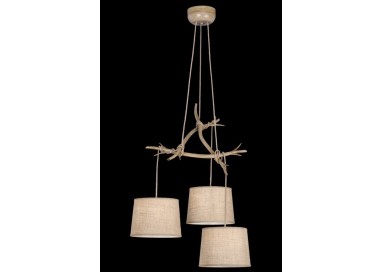 Lampe suspendue SABINA Imitation bois