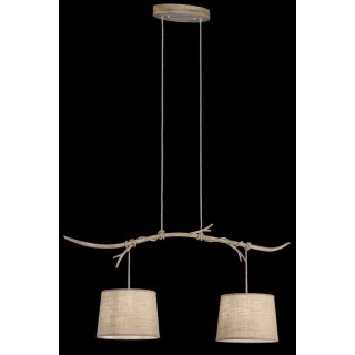 Lampe suspendue SABINA Imitation bois