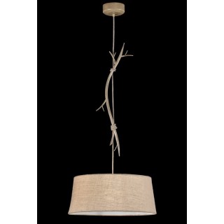 Lampe suspendue - Grande SABINA Imitation bois
