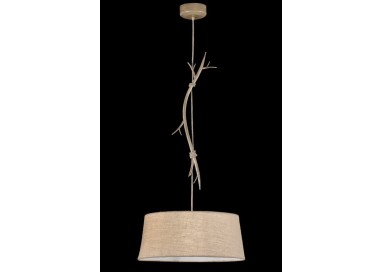 Lampe suspendue - Grande SABINA Imitation bois