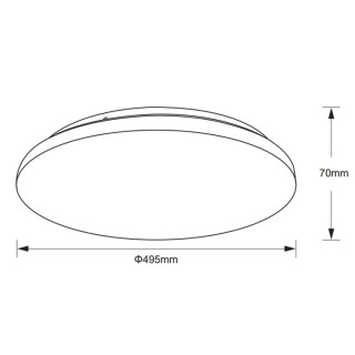 Plafonnier ZERO II Blanc