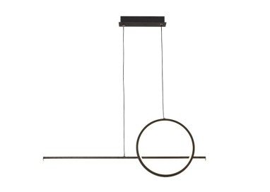 Lampe suspendue LED 30 W 3000 K à intensité variable KITESURF Noir