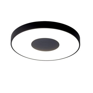 Plafonnier LED 100W 2700K-5000K Télécommande COIN Noir