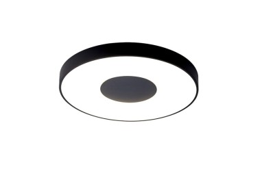 Plafonnier LED 100W 2700K-5000K Télécommande COIN Noir