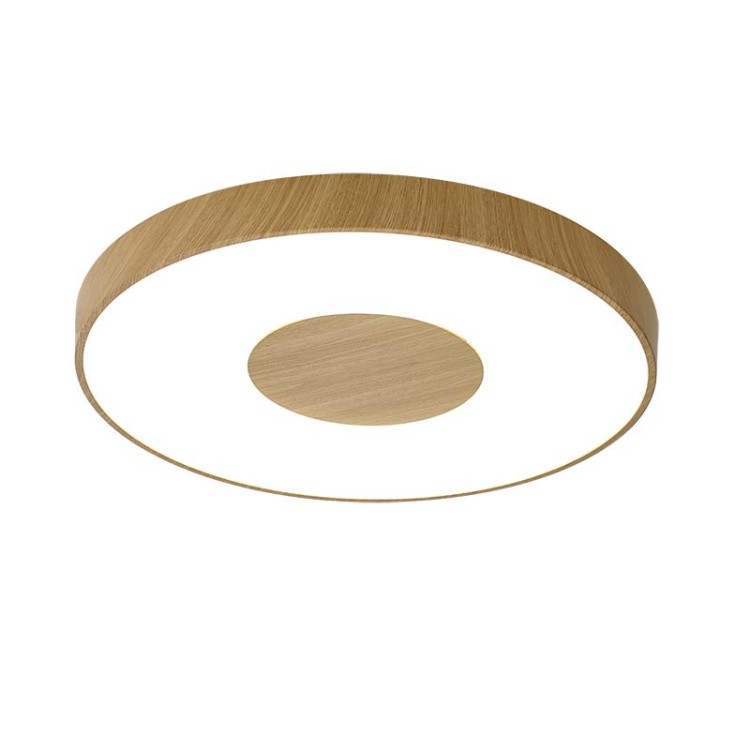 Plafonnier LED 100W 2700K-5000K Télécommande COIN Bois