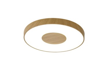 Plafonnier LED 100W 2700K-5000K Télécommande COIN Bois