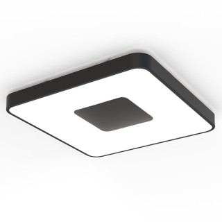 Plafonnier LED 100W 2700K-5000K Télécommande COIN Noir