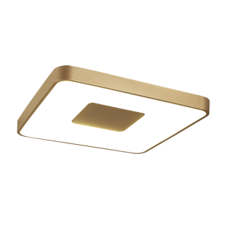 Plafonnier LED 80W 2700K-5000K Télécommande COIN Or