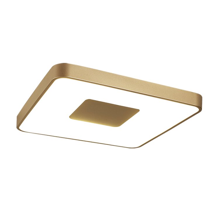 Plafonnier LED 80W 2700K-5000K Télécommande COIN Or