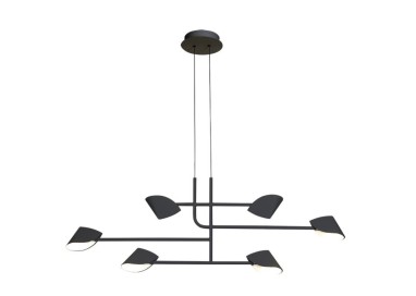 Suspension LED 45W 3000K Line CAPUCCINA Noir