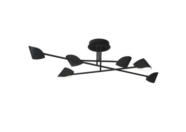 Semi-plafonnier grand format LED 44,5 W 3 000 K CAPUCCINA Noir