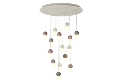 Lampe suspendue GALAXIA Résine + Granit