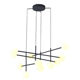 Lampe suspendue 11 lumières CELLAR Noir