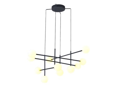 Lampe suspendue 11 lumières CELLAR Noir