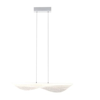 Lampe suspendue LED 50W 3000K BIANCA Blanc