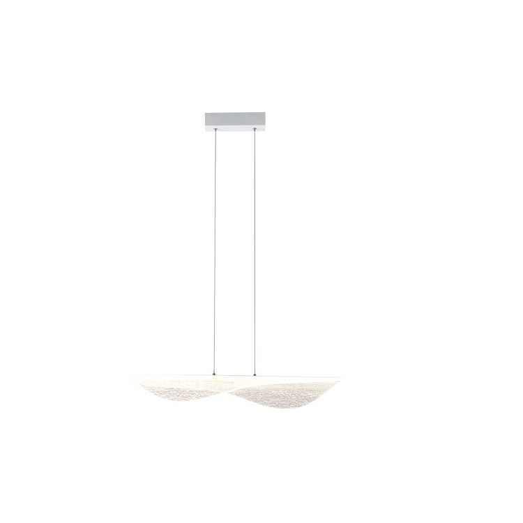 Lampe suspendue LED 50W 3000K BIANCA Blanc