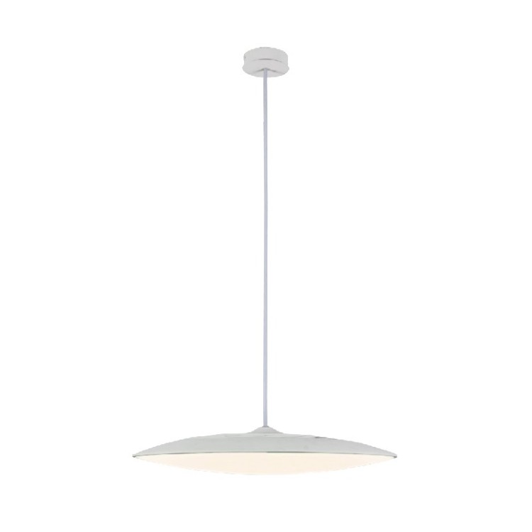 Lampe suspendue LED 50W 3000K SLIM Blanc