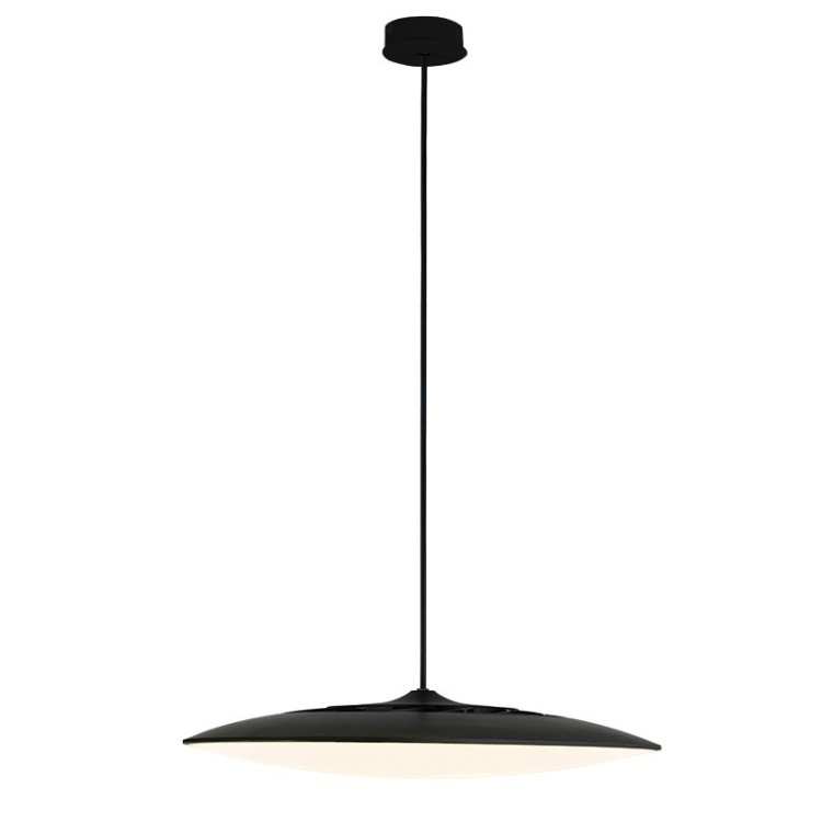 Lampe suspendue LED 50W 4000K SLIM Noir