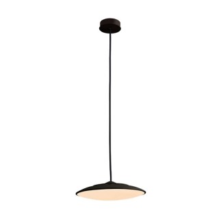 Lampe suspendue LED 16W 3000K SLIM Noir