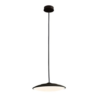 Lampe suspendue LED 16W 4000K SLIM Noir