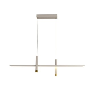 Lampe suspendue LED 30W 3000K ESPARTA Blanc + Or