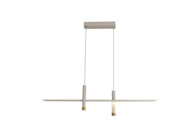 Lampe suspendue LED 30W 3000K ESPARTA Blanc + Or