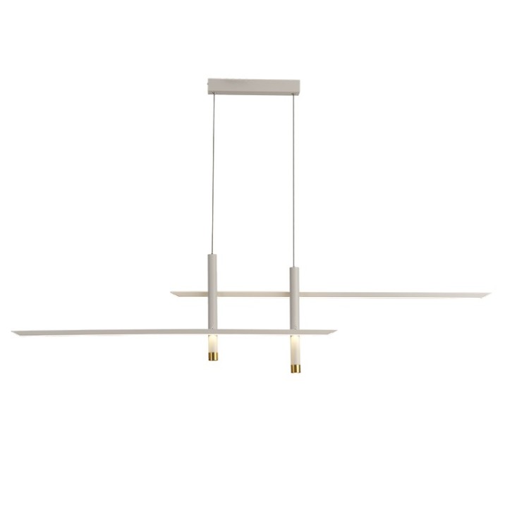 Lampe suspendue LED 50W 3000K ESPARTA Blanc + Or