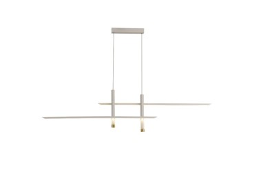 Lampe suspendue LED 50W 3000K ESPARTA Blanc + Or