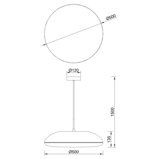 Lampe suspendue 6 lumières KAZZ Bois