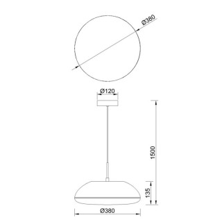 Lampe suspendue 4 lumières KAZZ Or